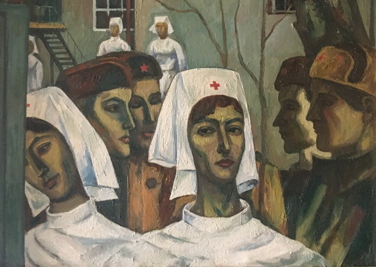 Выставка одной картины Альгерда Малишевского «Медсестры»