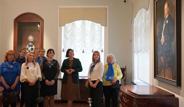 В музее В.К. Бялыницкого-Бирули состоялась встреча с представительницами областной организации Белорусского союза женщин